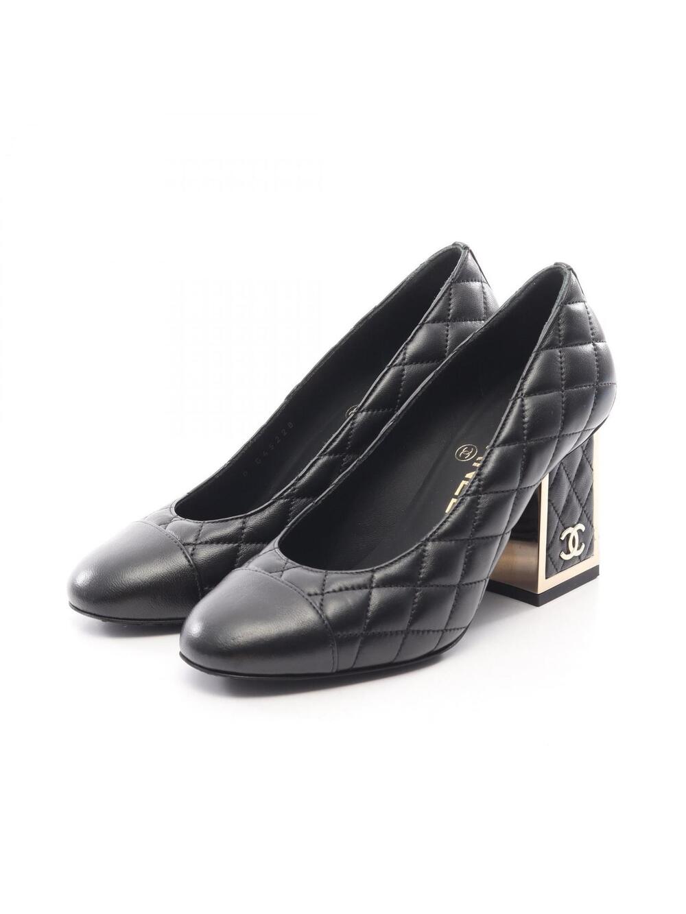 Chanel Matelasse Pumps Heels Shoes #35 #339406C86B